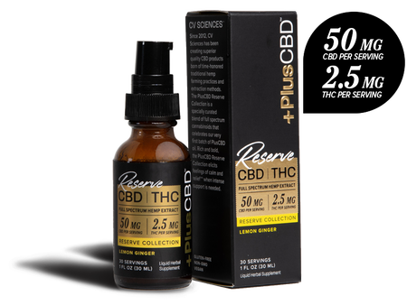 CBD OIL RESERVE COLLECTION 1OZ LEMON GINGER